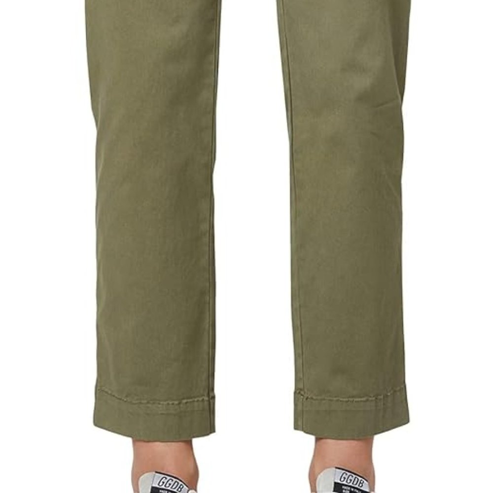Hudson Jeans Mid-Rise Utility Chino in Dried Herb - Picture 2 of 2